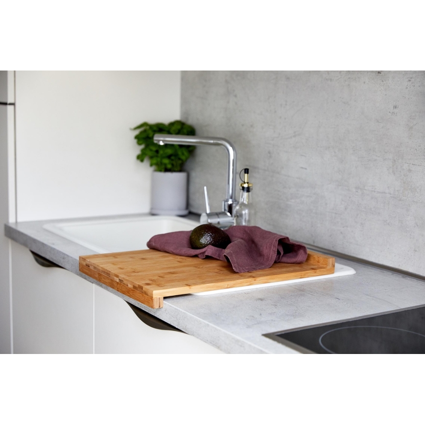 WENKO 53033100 - Skärbräda 45 x 35 cm, brun