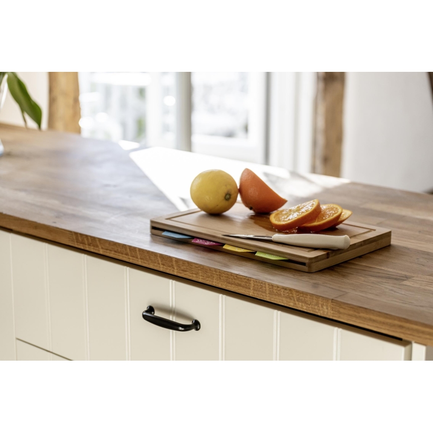 WENKO 53064100 - Skärbräda 32,5x22,5 cm brun/flerfärgad