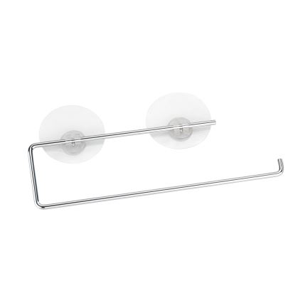 WENKO 53130100 - Hållare för kökshanddukar STATIC-LOC 30x8,5 cm silver/genomskinlig