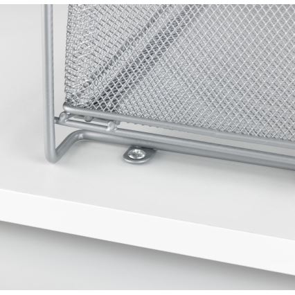 WENKO 53140800 - GIOMA-hylla 35 x 33,5 cm, silver