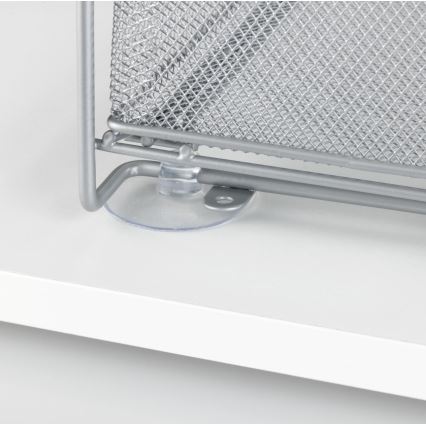 WENKO 53140800 - GIOMA-hylla 35 x 33,5 cm, silver