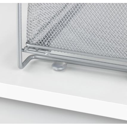 WENKO 53140800 - GIOMA-hylla 35 x 33,5 cm, silver