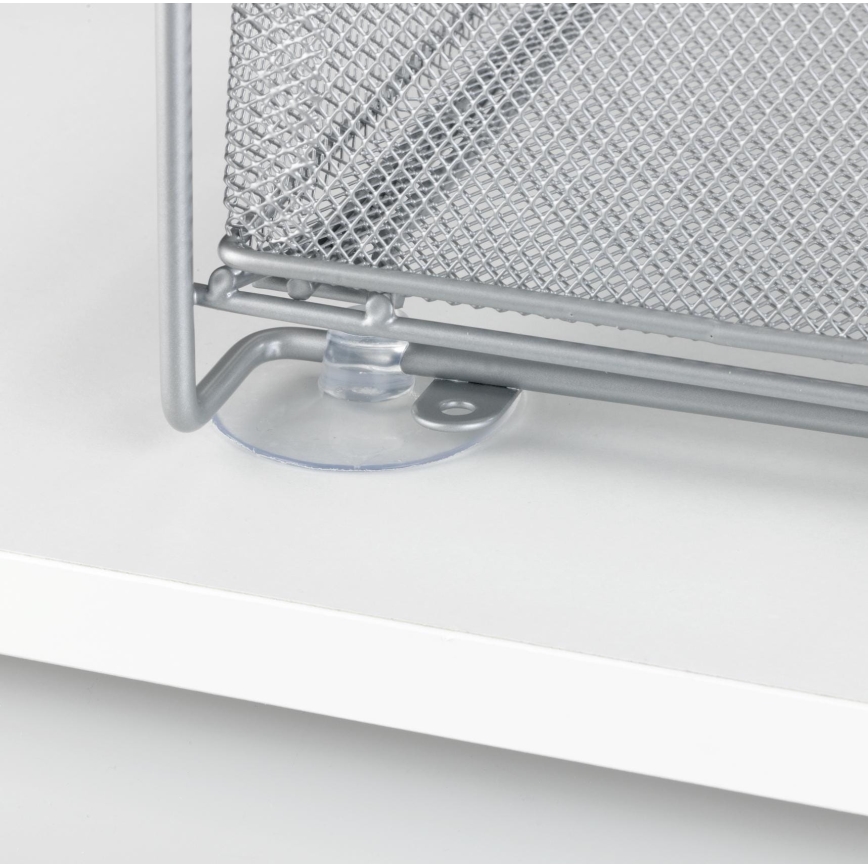 WENKO 53140800 - Hylla GIOMA 35x33,5 cm silver