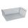 WENKO 53143100 - Korg 49x28 cm, silverfärgad