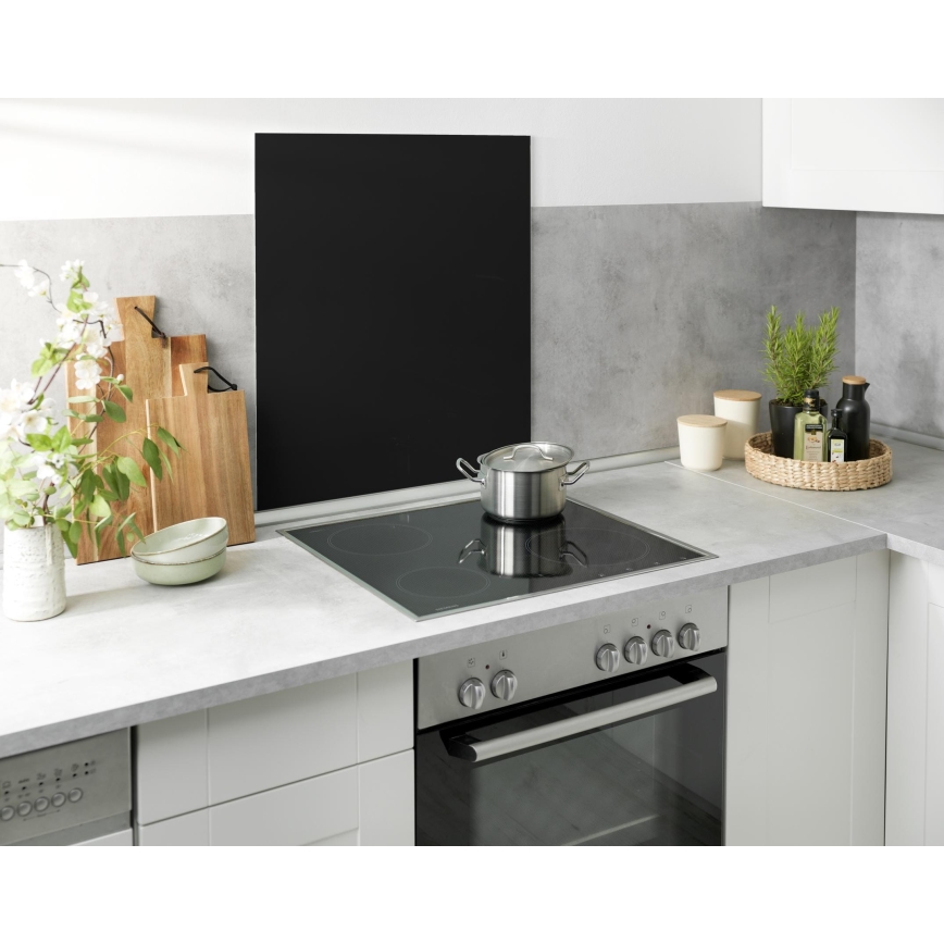 WENKO 53881100 - Avskärmningspanel BLACK 60x70 cm svart