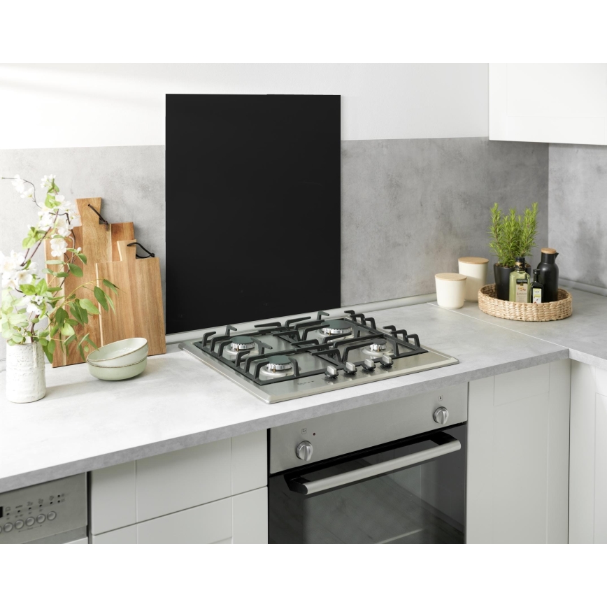 WENKO 53881100 - Avskärmningspanel BLACK 60x70 cm svart