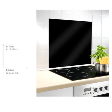 WENKO 53881100 - Skärm BLACK 60x70 cm svart
