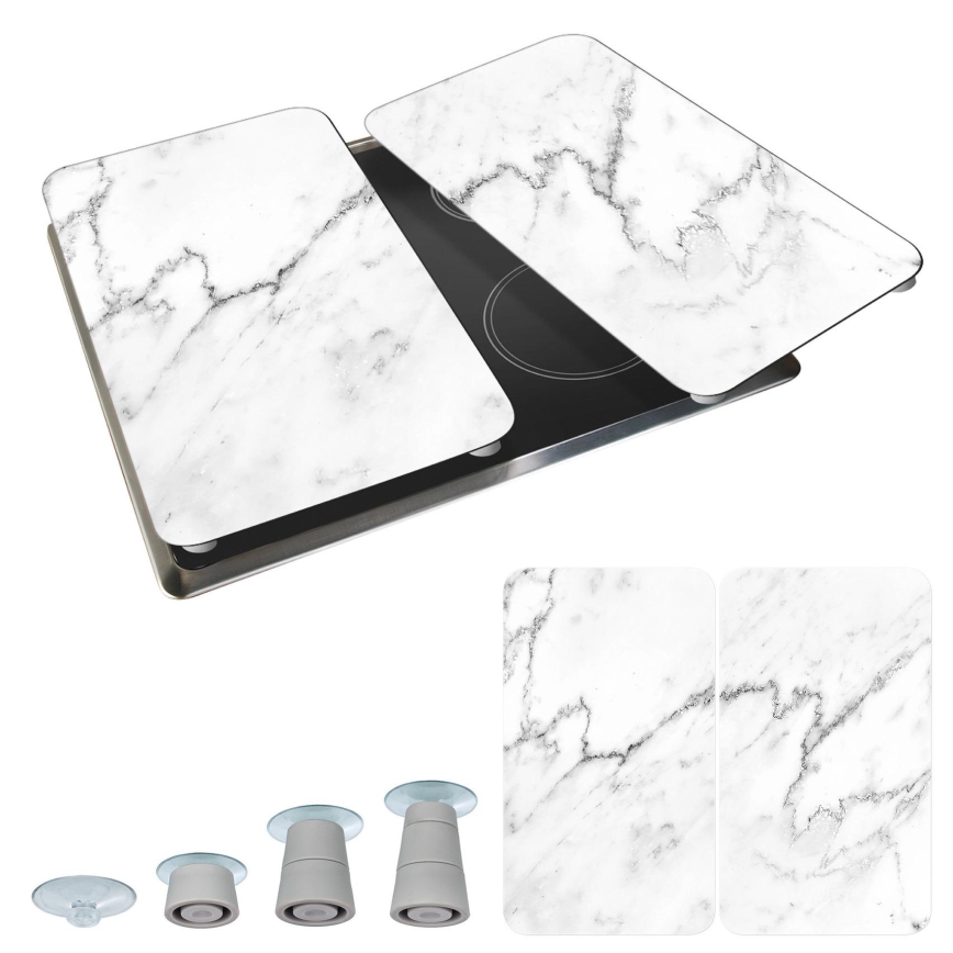 WENKO 53895100 - Täckplatta 30x52 cm flerfärgad/grå/genomskinlig