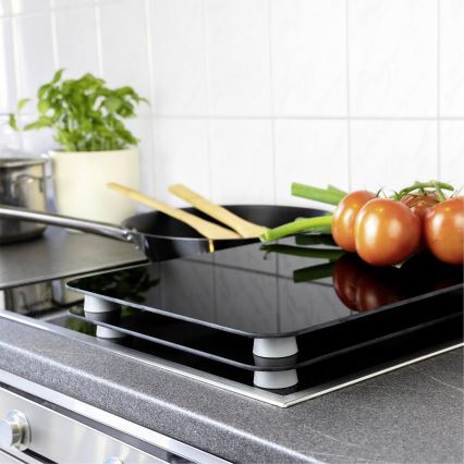 WENKO 53898100 - Skyddsplatta 52x30 cm svart/grå/genomskinlig