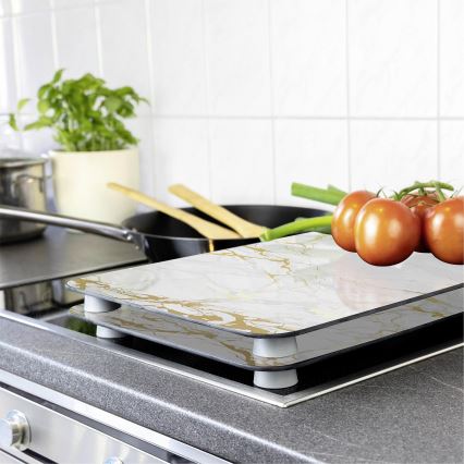 WENKO 53901100 - Lock till spis 30x52 cm vit/grå/genomskinlig