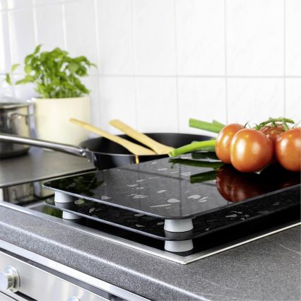 WENKO 53905100 - Täckskiva 30x52 cm flerfärgad/grå/genomskinlig
