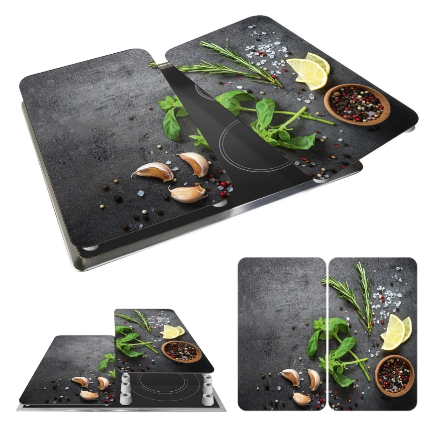 WENKO 53907100 - Hällskydd 30x52 cm flerfärgad/grå/genomskinlig