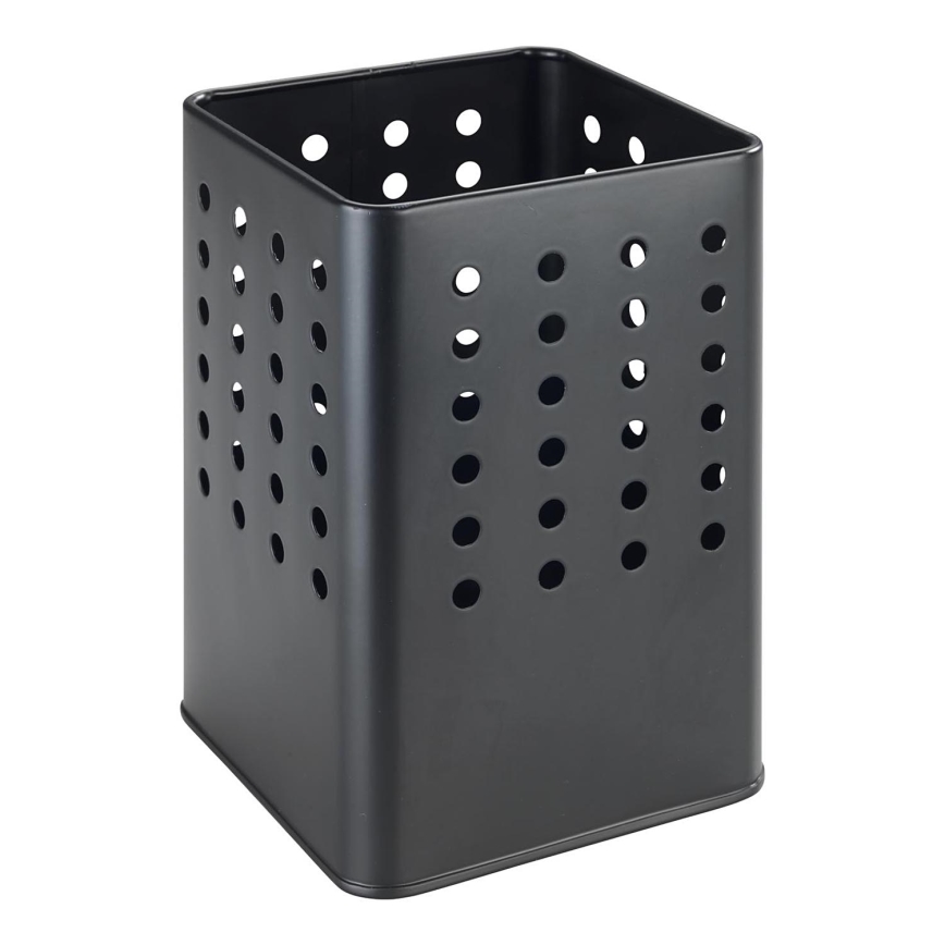 WENKO 54017100 - Bestickhållare SILIO 11,5x16,5 cm svart