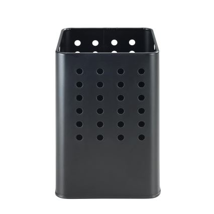 WENKO 54017100 - Bestickhållare SILIO 11,5x16,5 cm svart