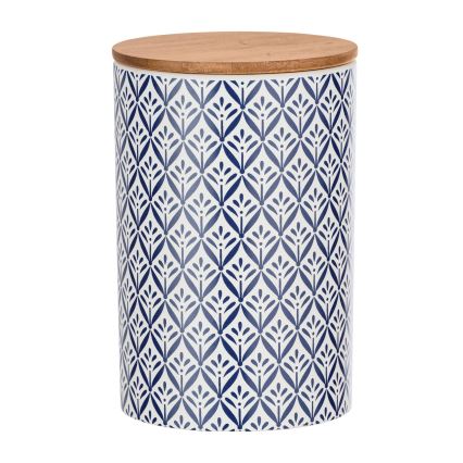 WENKO 54096100 - LORCA-förvaringsbox 12,5 x 18,5 cm, flerfärgad/brun/grå