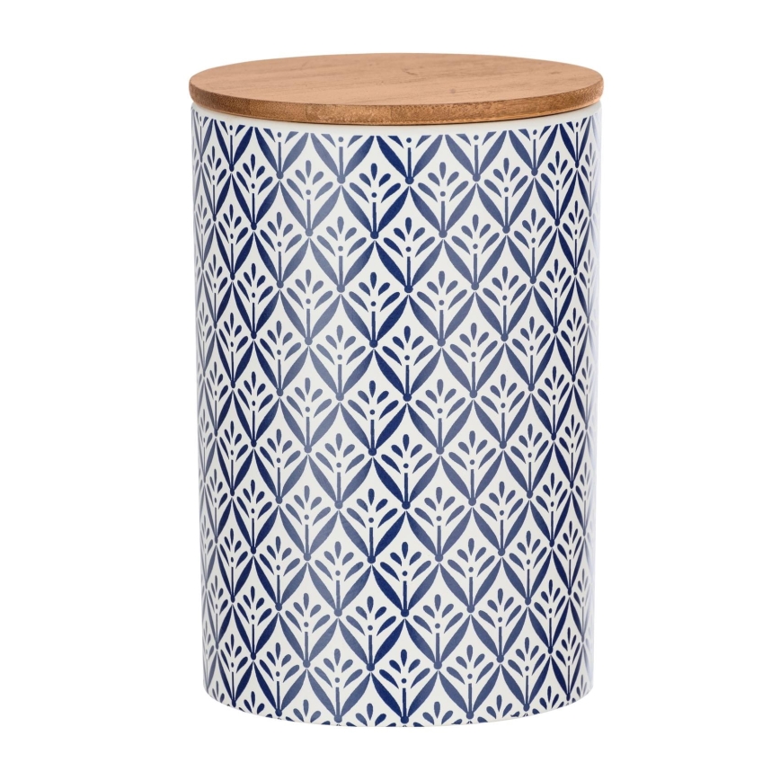 WENKO 54096100 - LORCA-förvaringsbox 12,5 x 18,5 cm, flerfärgad/brun/grå