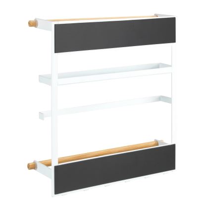 WENKO 54113100 - Organiserare MAGNA 33x34 cm vit/brun/svart