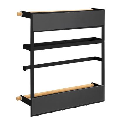WENKO 54114100 - Organizer MAGNA 33x34 cm svart/brun