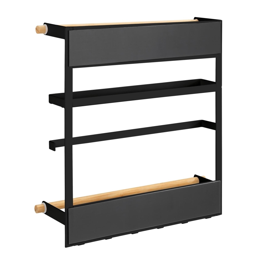WENKO 54114100 - Organizer MAGNA 33x34 cm svart/brun