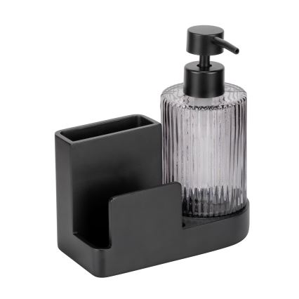 WENKO 54654100 - Förvaringsorganiserare PINA 16x17 cm svart