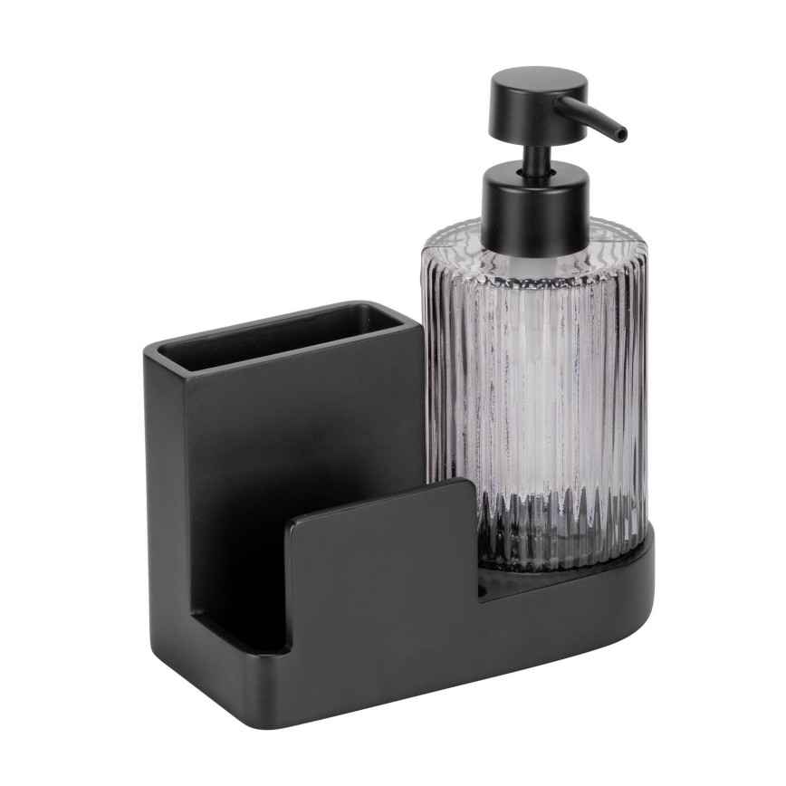 WENKO 54654100 - Förvaringsorganiserare PINA 16x17 cm svart
