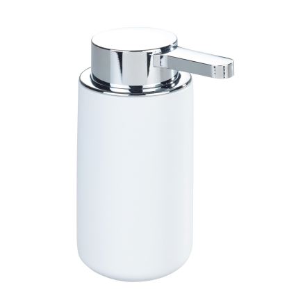 WENKO 54655100 - Tvålpump WOYA 250 ml vit/blank krom