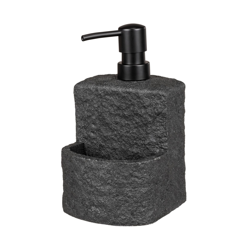 WENKO 54667100 - Tvålpump FESTIVAL 10,5x18 cm svart