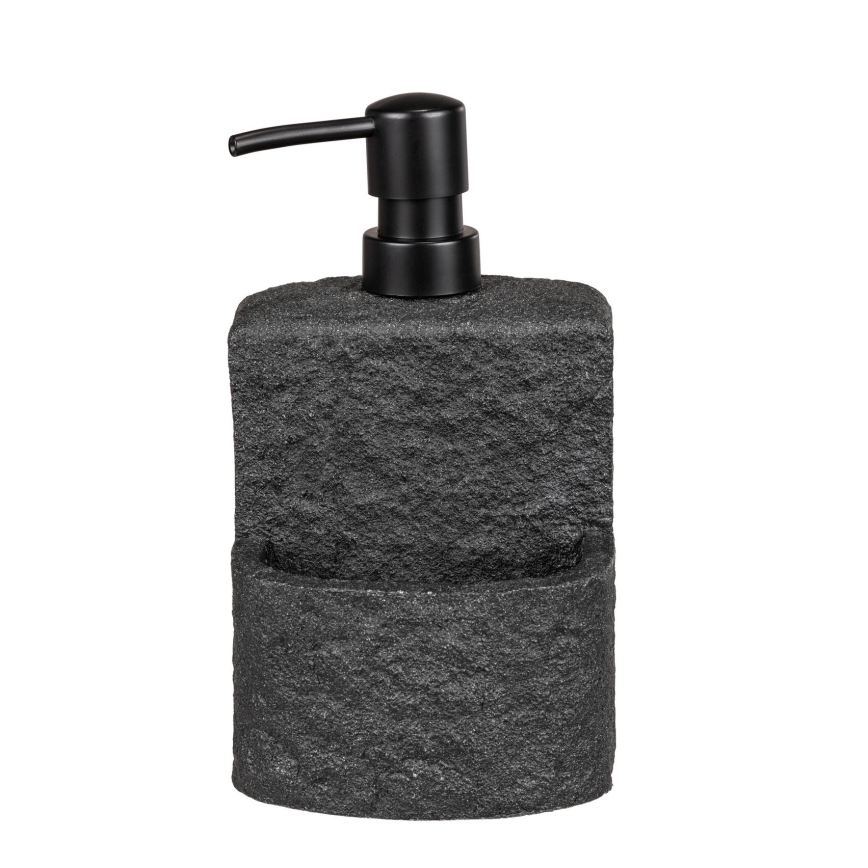 WENKO 54667100 - Tvålpump FESTIVAL 10,5x18 cm svart