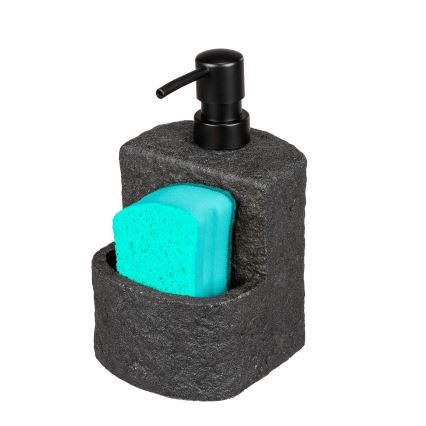 WENKO 54667100 - Tvålpump FESTIVAL 10,5x18 cm svart