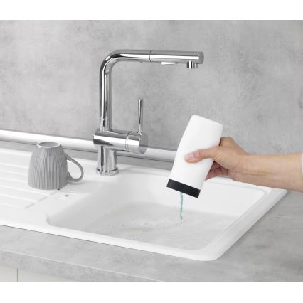 WENKO 54670100 - Doserare EASY SQUEEZ-E 6x14 cm vit/svart