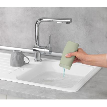 WENKO 54674100 - Dispenser EASY SQUEEZ-E 6x14 cm grön