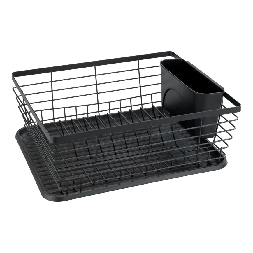 WENKO 54766100 - Diskställ BLACK OUTDOOR KITCHEN 36x30 cm svart/svart