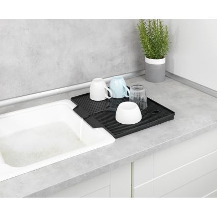 WENKO 54771100 - NELIA droppbricka 34x40 cm svart