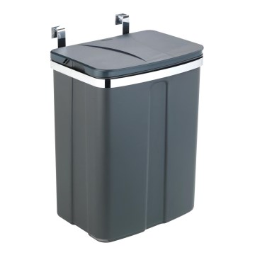 WENKO 54903100 - Dörrmonterad korg 26x36,5 cm grå/silver