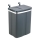 WENKO 54903100 - Dörrmonterad korg 26x36,5 cm grå/silver