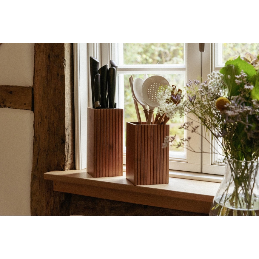 WENKO 54941100 - Köksredskapsset, 3 delar, 11 x 18 cm, brun