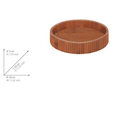 WENKO 54945100 – Organizer MERA 29x5 cm brun