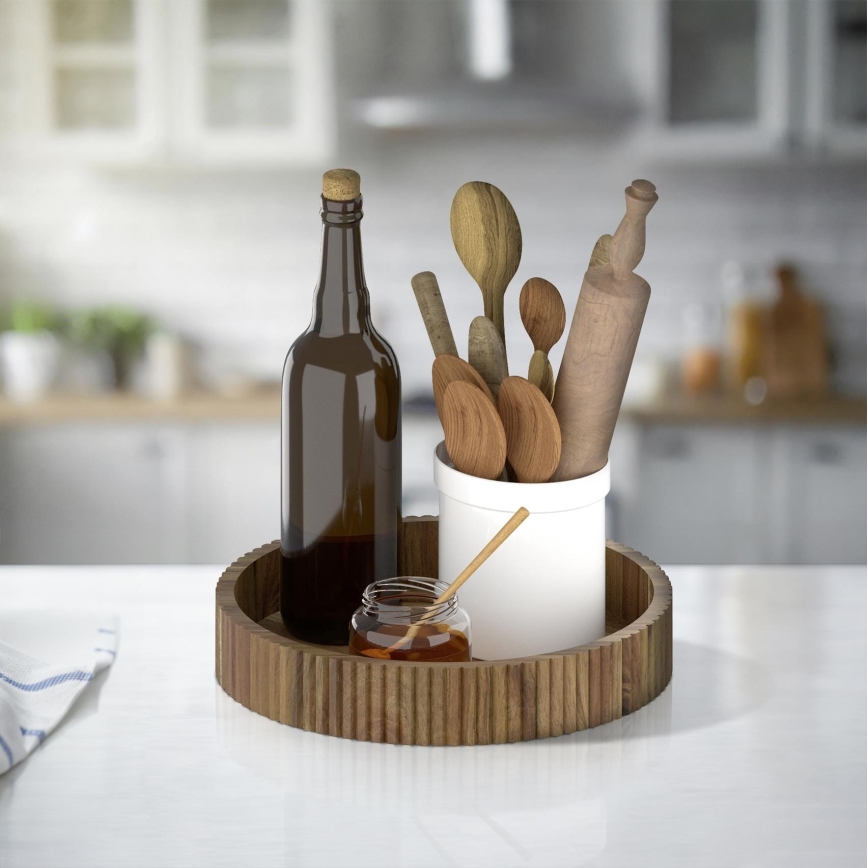 WENKO 54945100 – Organizer MERA 29x5 cm brun