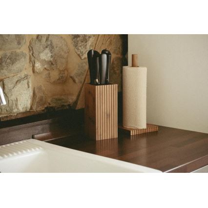 WENKO 54946100 - Hållare för rullar MERA 15x33 cm brun