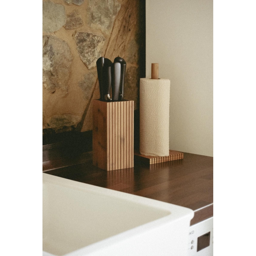 WENKO 54946100 - Hållare för rullar MERA 15x33 cm brun