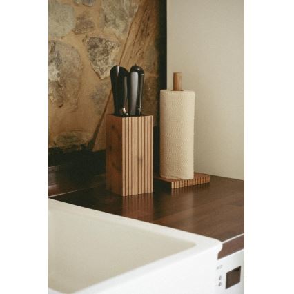 WENKO 54946100 - MERA rullhållare 15x33 cm brun