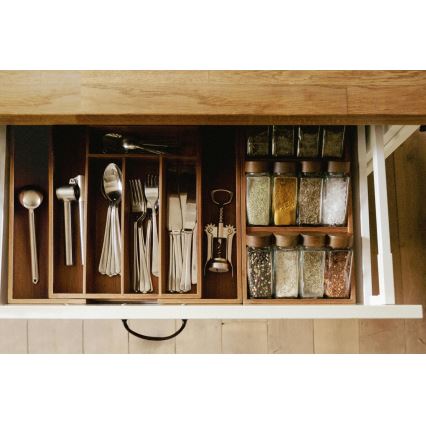 WENKO 54950100 - Kryddorganiserare ANNI 38x20 cm brun