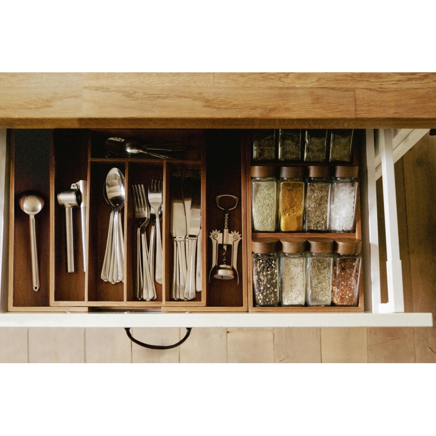 WENKO 54950100 - Kryddorganiserare ANNI 38x20 cm brun