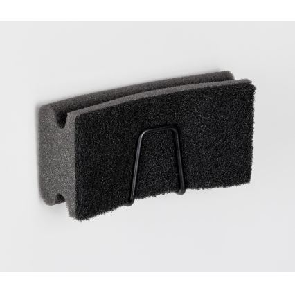 WENKO 55071100 - Hållare BLACK OUTDOOR KITCHEN 5x5 cm i rostfritt stål/svart