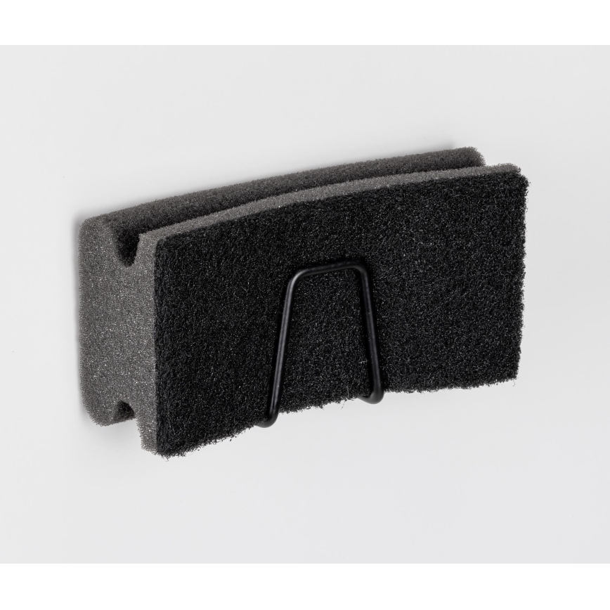 WENKO 55071100 - Hållare BLACK OUTDOOR KITCHEN 5x5 cm i rostfritt stål/svart