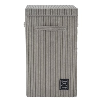 WENKO 62044100 - Tvättkorg CORA 33x58 cm grå
