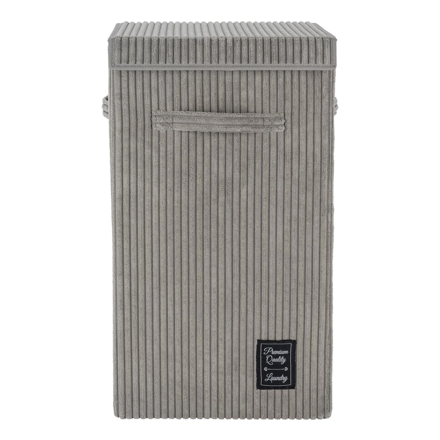 WENKO 62044100 - Tvättkorg CORA 33x58 cm grå