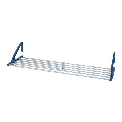WENKO 63005800 - Torkställ för kläder 37,5x21 cm rostfritt stål/silver/blå