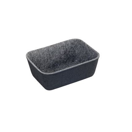 WENKO 64502100 - Lådorganisatör FELT 28,5x20 cm grå