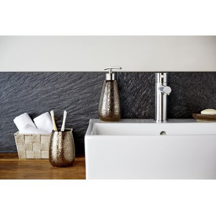 WENKO 69109800 - Badrumsset MARRAKESH 12,5x41 cm brun